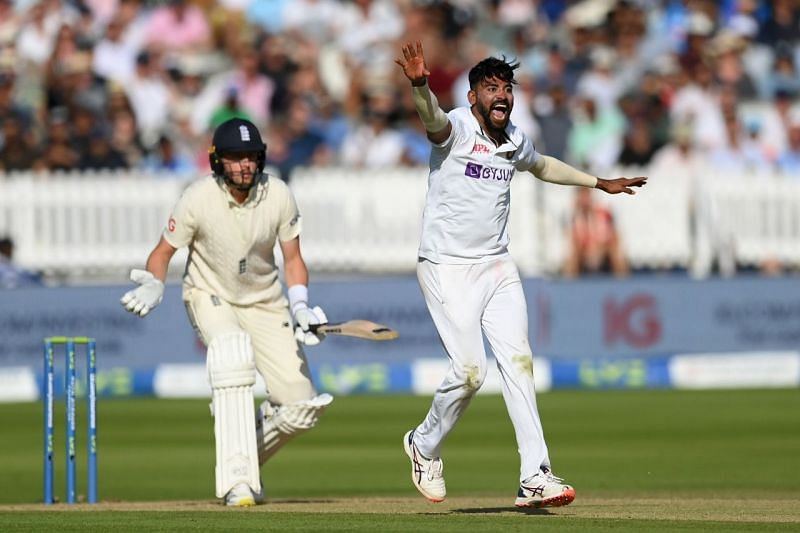 Mohammed Siraj bowled his heart out at Lord's, finishing with eight wickets for the match.